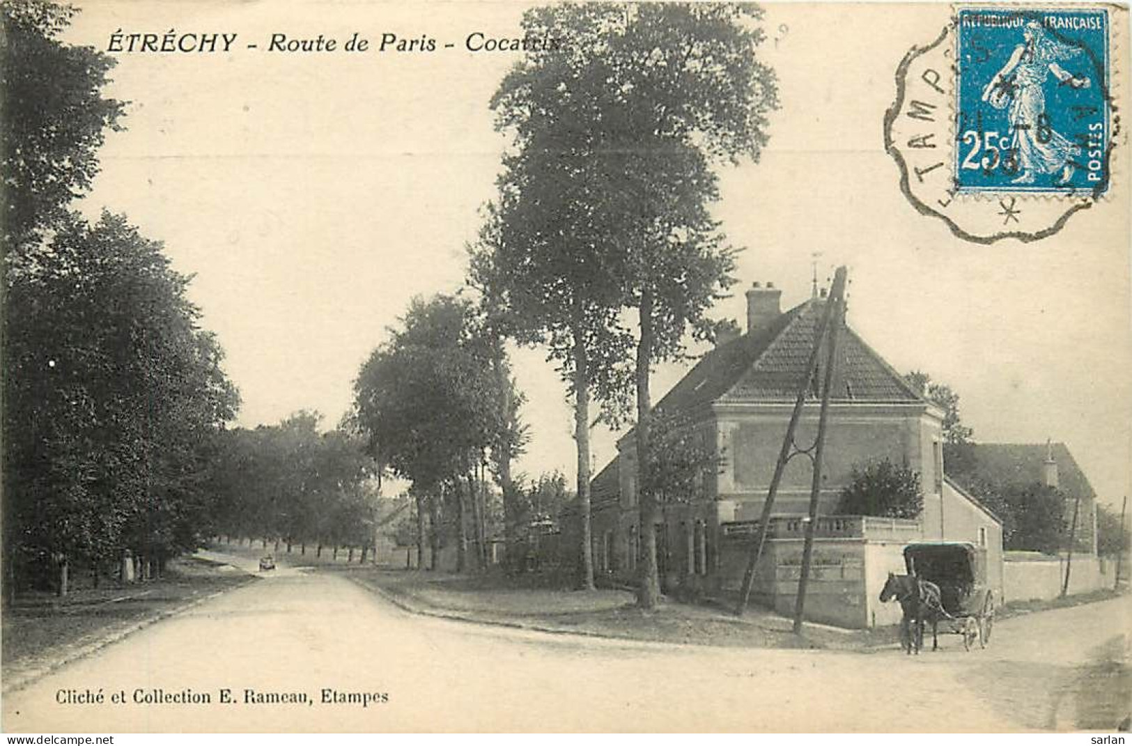 91 , ETRECHY , Route De Paris , Cocatrix , * 499 56 - Etrechy