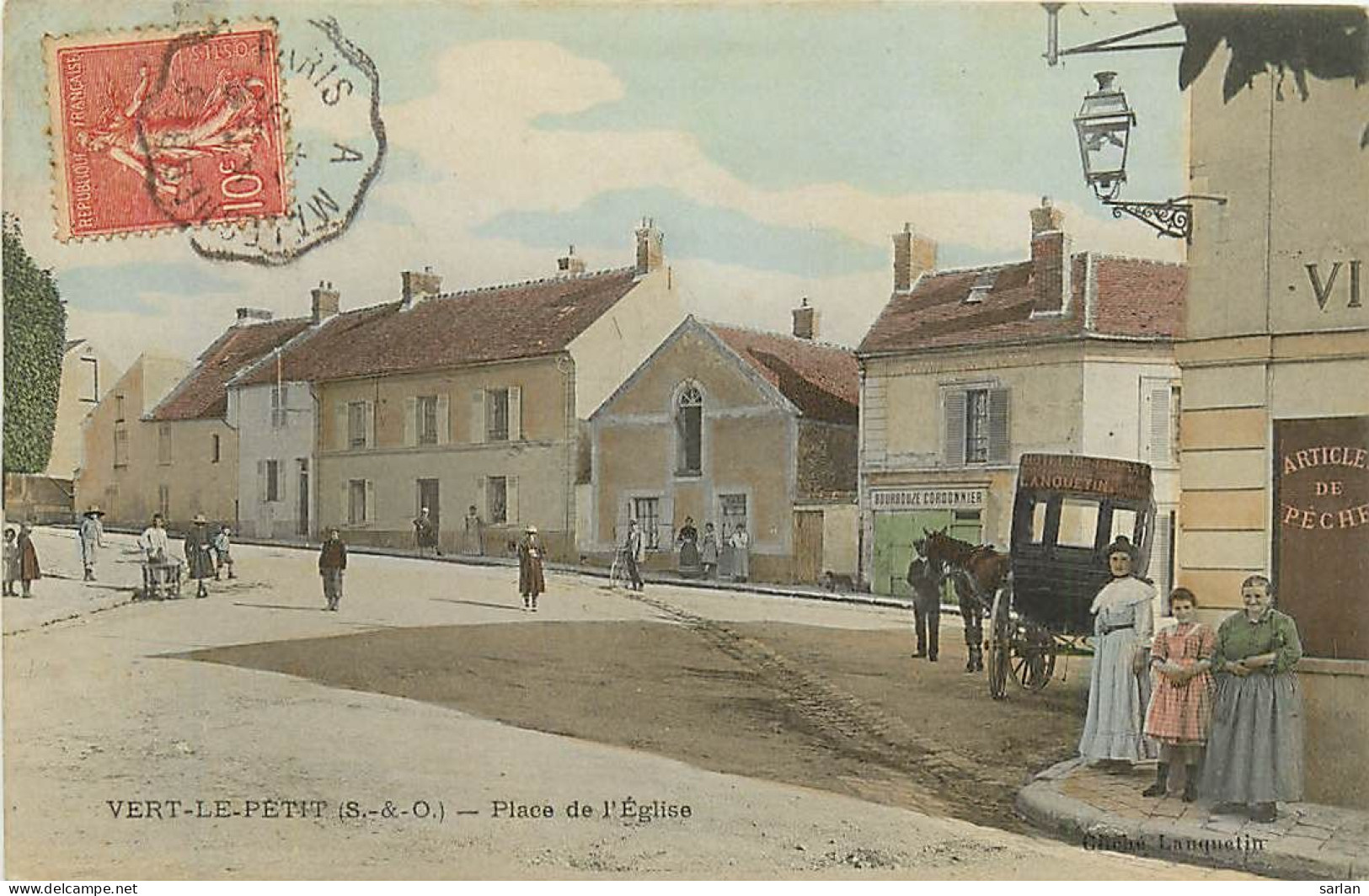 91 , VERT LE PETIT , Place De L'église , * 499 58 - Vert-le-Petit