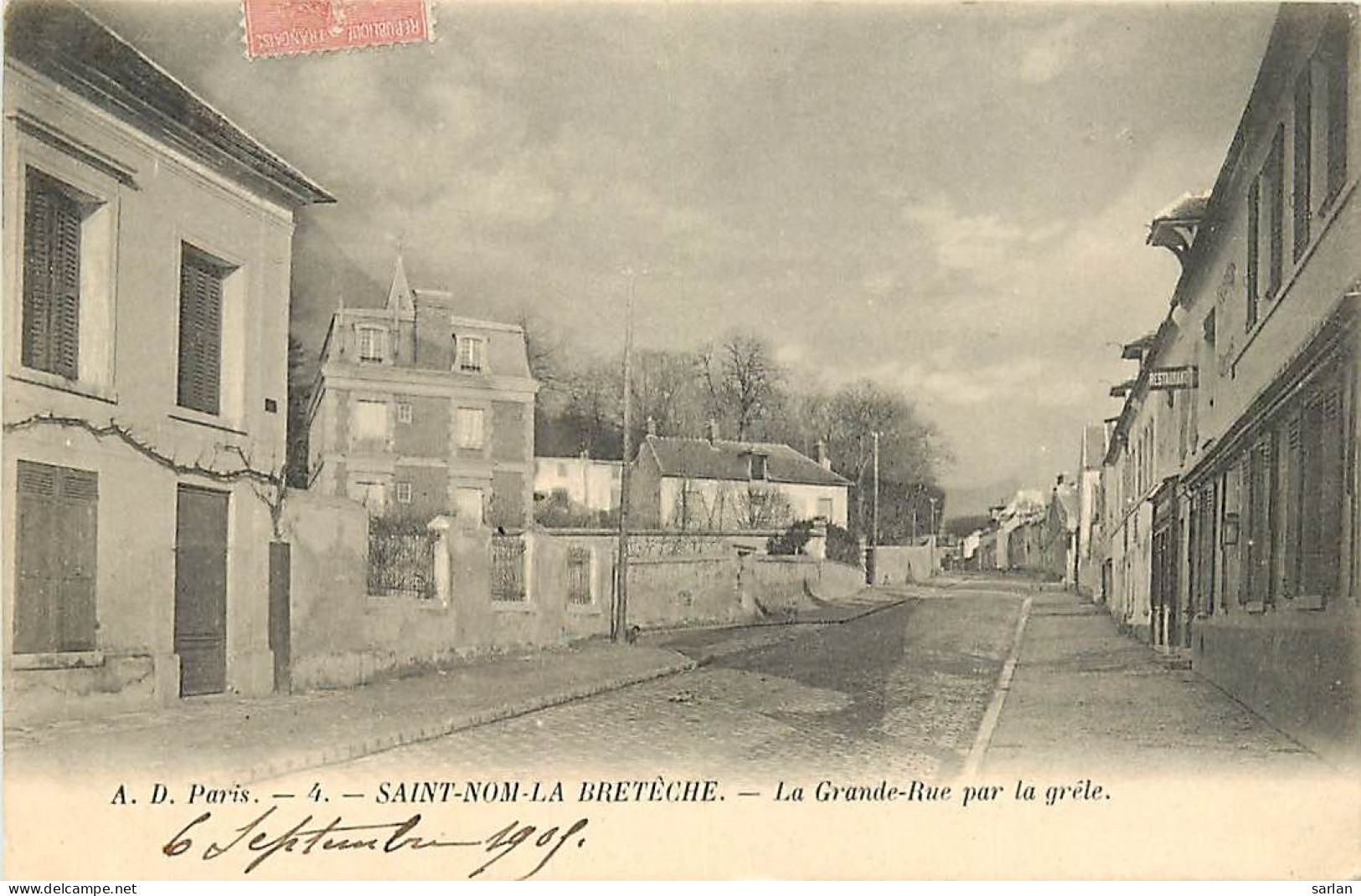 78 , ST NOM LA BRETECHE , La Grande Rue Par La Grele , * 499 15 - St. Nom La Breteche