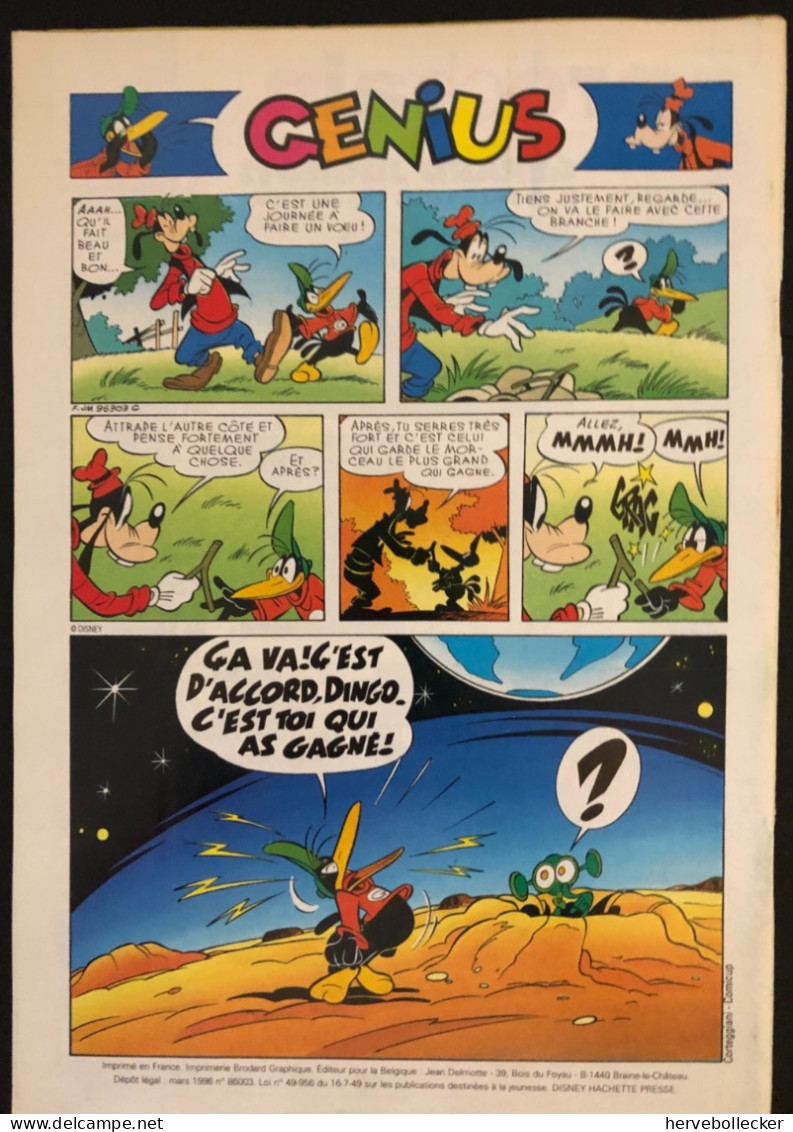 Le Journal De Mickey - Hebdomadaire N° 2282 - 1996 - Disney