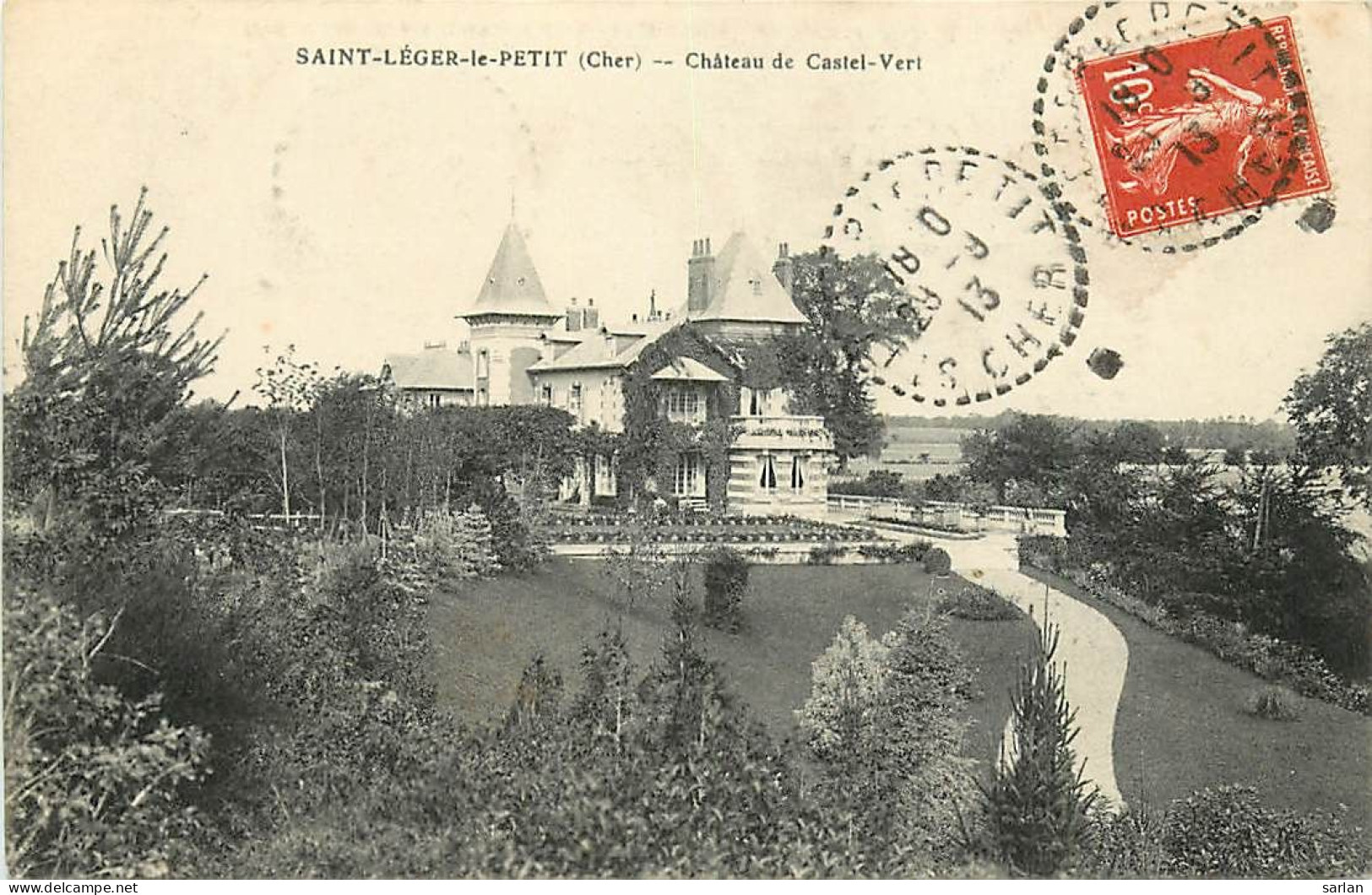 18 , St LEGER LE PETIT , Chateau De Castel Vert , * 500 78 - Sancoins