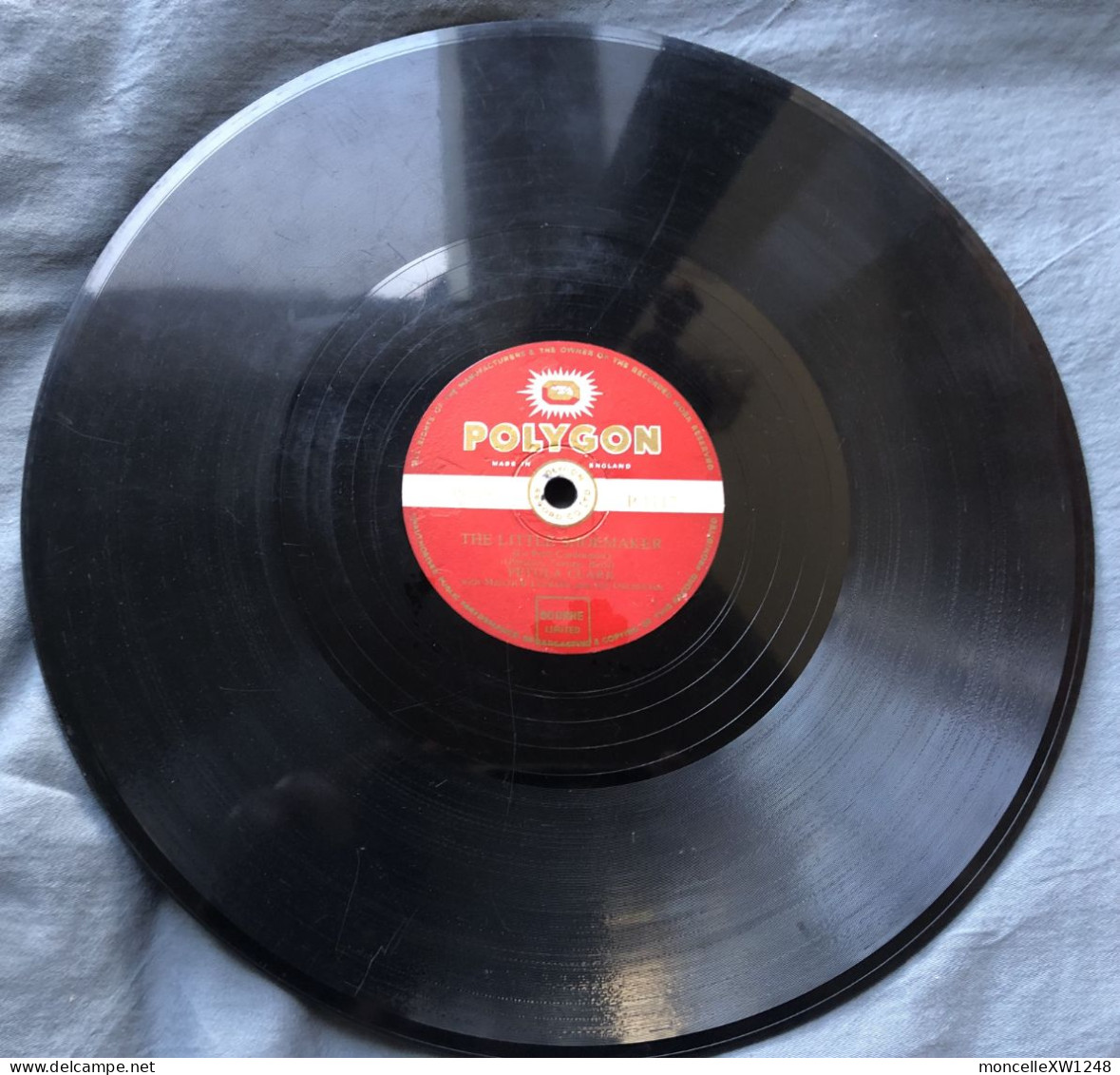 Petula Clark - 78 Tours The Little Shoemaker (1957) - 78 T - Disques Pour Gramophone
