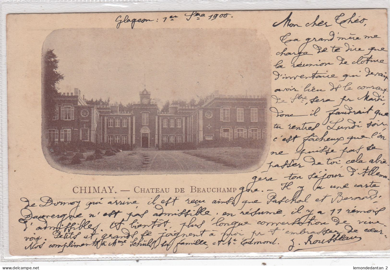 Chimay. Chateau De Beauchamp. * - Chimay