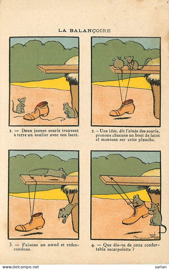 Illustration De Benjamin RABIER , La Balançoire , * 502 97 - Rabier, B.