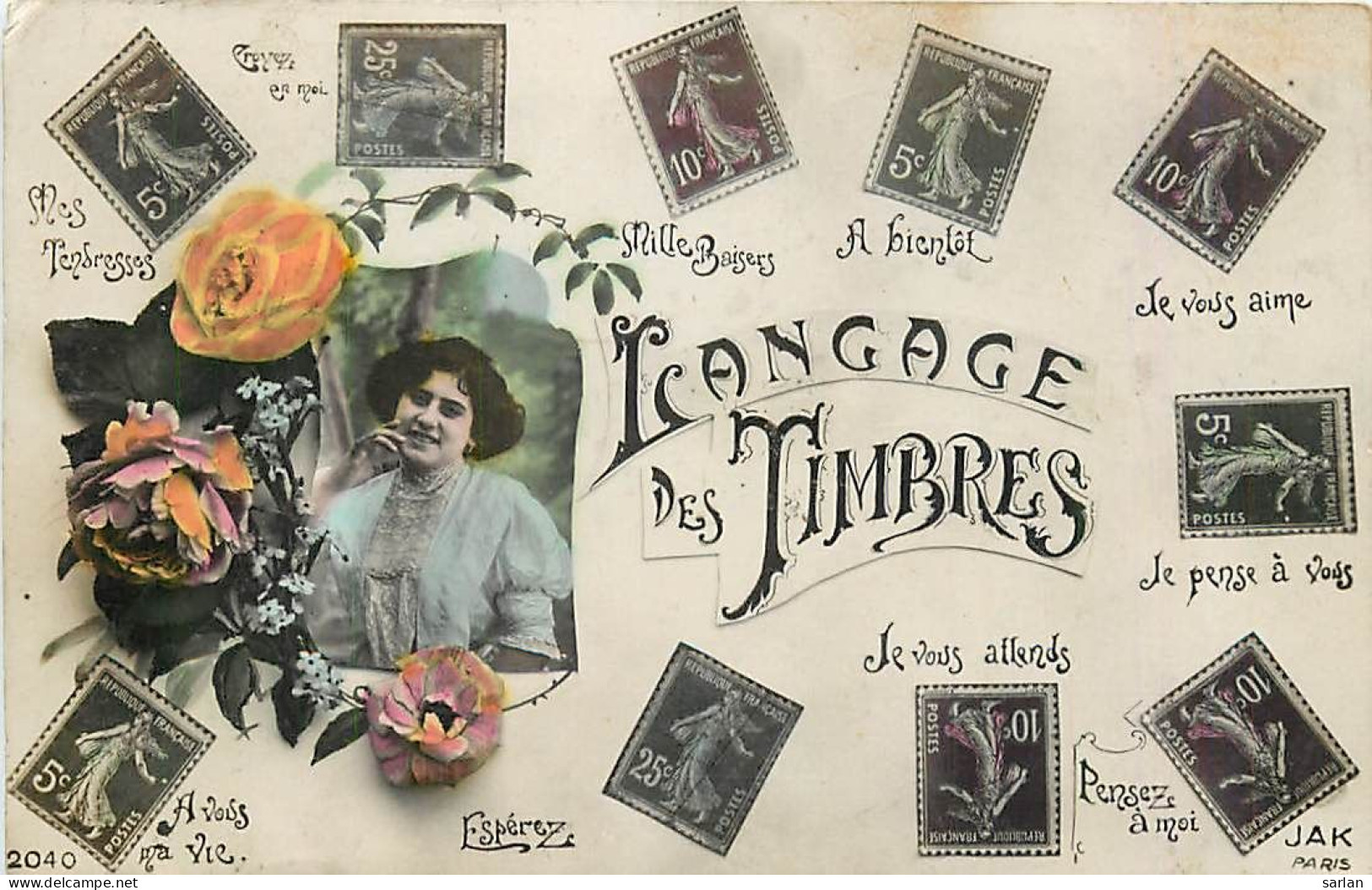 LANGAGE DES TIMBRES , * 502 81 - Briefmarken (Abbildungen)