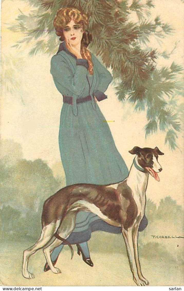 ANIMAUX , Chien , Levrier , Illustration De Corbella , * 502 42 - Corbella, T.