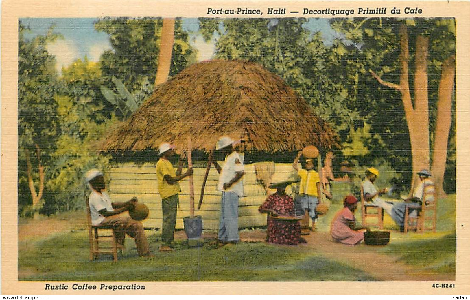 HAÏTI , PORT AU PRINCE , Décorticage Du Café , * 502 06 - Haiti