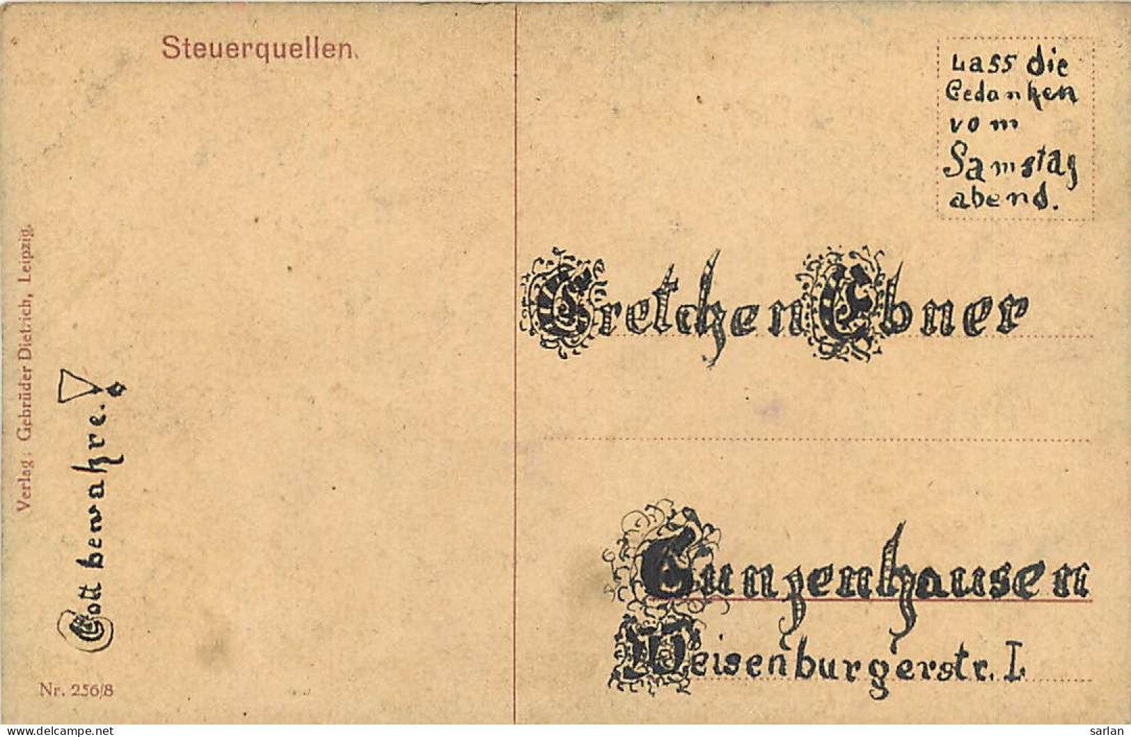 Illustration De Artur Thiele , Série De 7 Cartes  , Steuerquellen - Wechselsteuer , * 502 01 - Thiele, Arthur