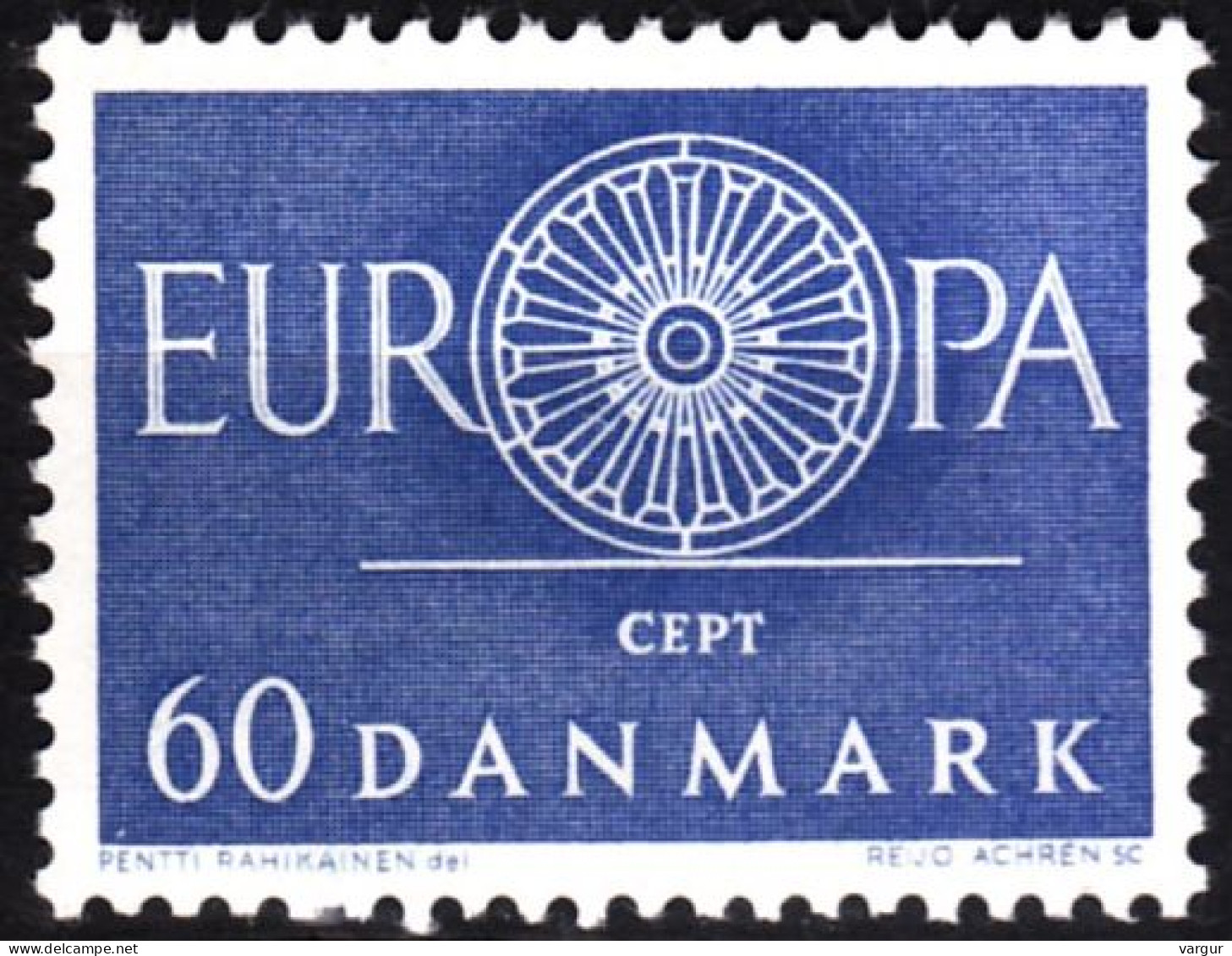 DENMARK 1960 EUROPA. Single, MNH - 1960