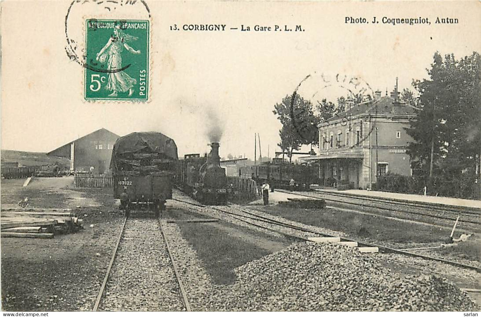 58 , CORBIGNY , La Gare PLM , * 503 34 - Corbigny