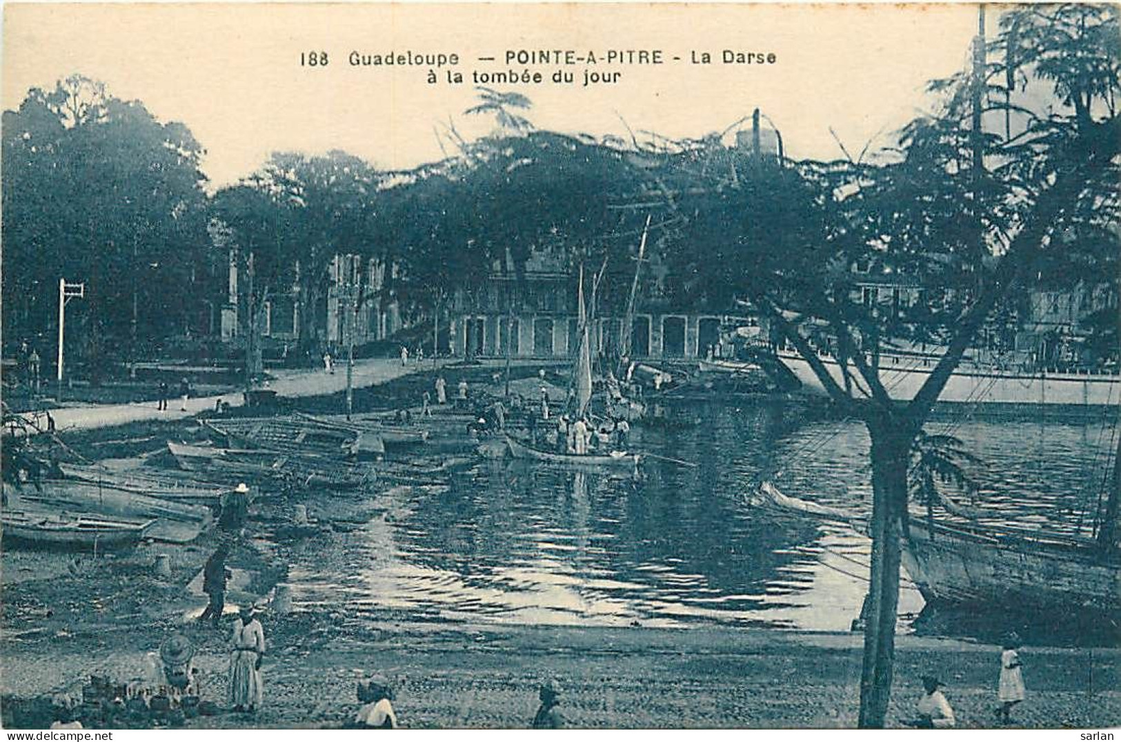 GUADELOUPE , Pointe à Pitre , La Darse à La Tombée Du Jour , * 504 85 - Pointe A Pitre