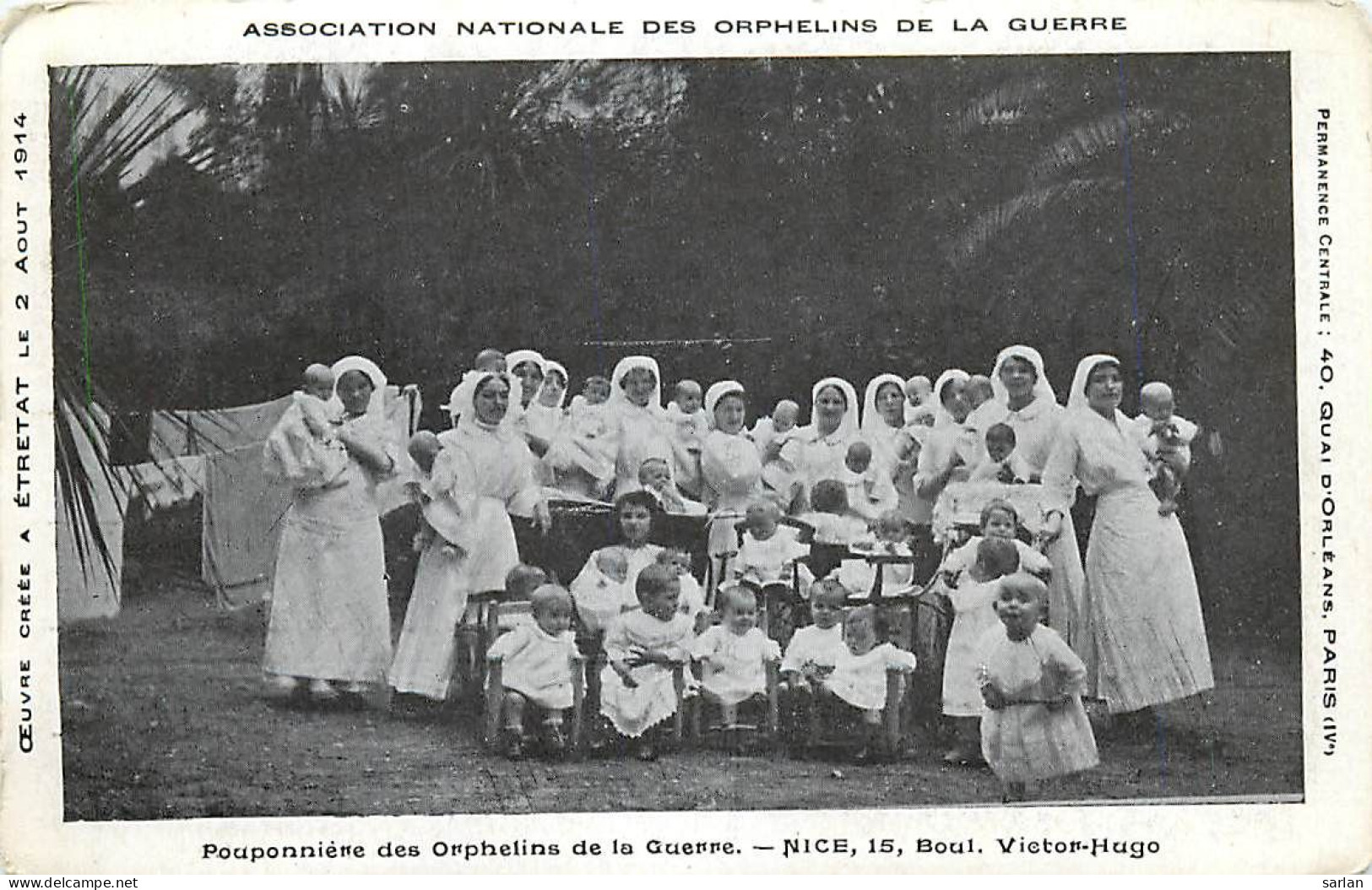 06 , NICE , Pouponniere Des Orphelins De La Guerre , * 504 33 - Salud, Hospitales