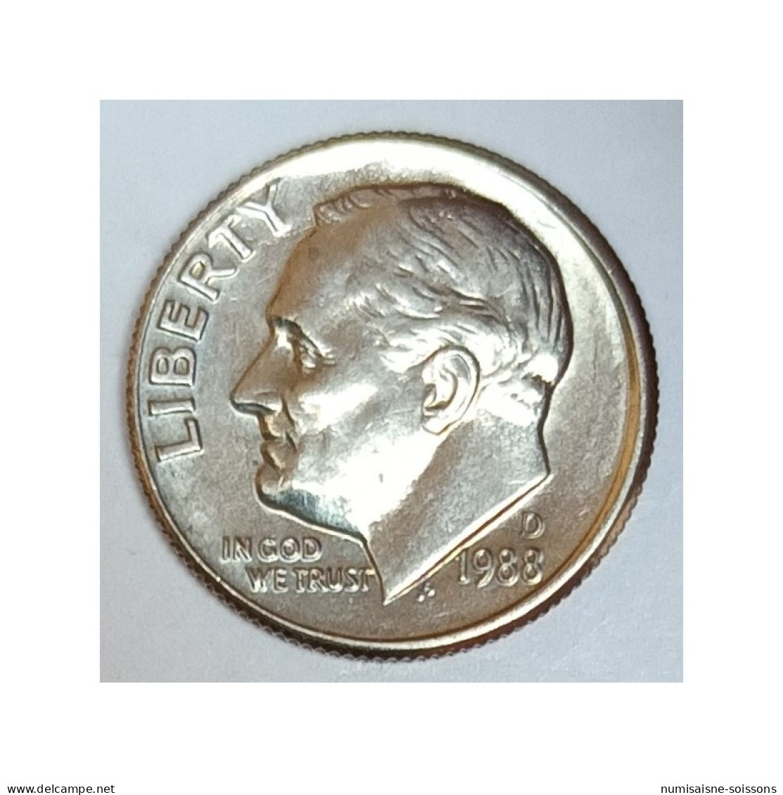 ÉTATS UNIS - KM 195 - 1 DIME 1988 D - Denver - ROOSEVELT - TTB/SUP - 1946-...: Roosevelt