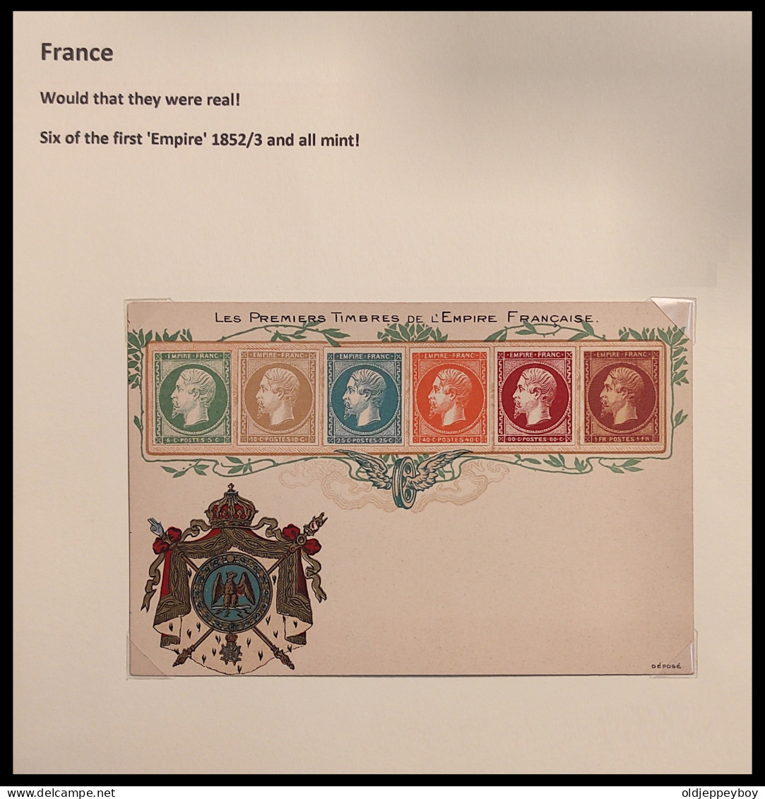 France - Carte Postale - CPA - Les Premiers Timbres De La République Française - Briefmarken (Abbildungen)