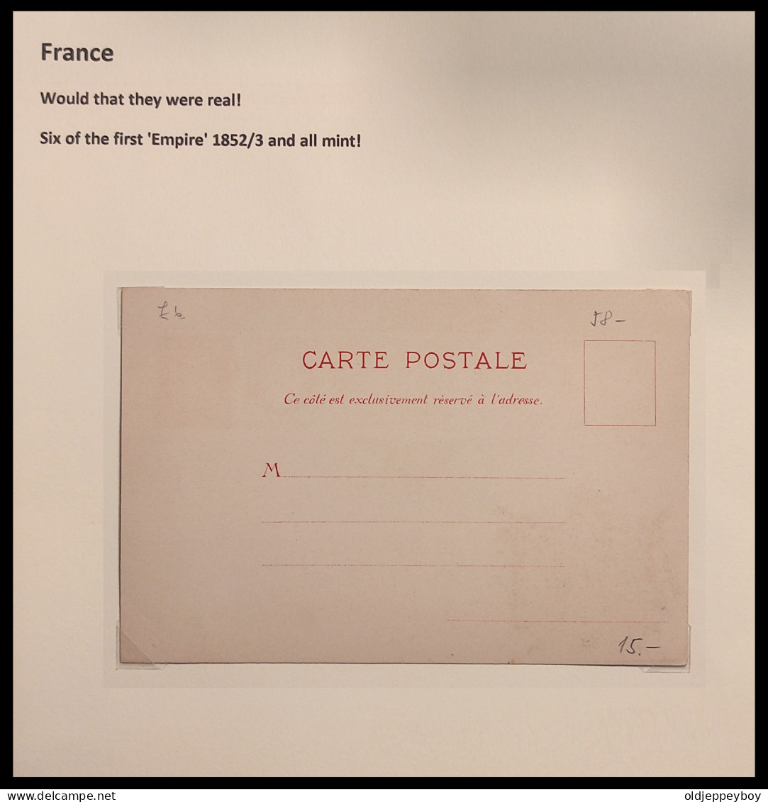 France - Carte Postale - CPA - Les Premiers Timbres De La République Française - Briefmarken (Abbildungen)