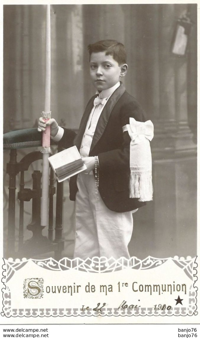 Souvenir De Ma 1ère Communion - Jeune Communiant - Comuniones