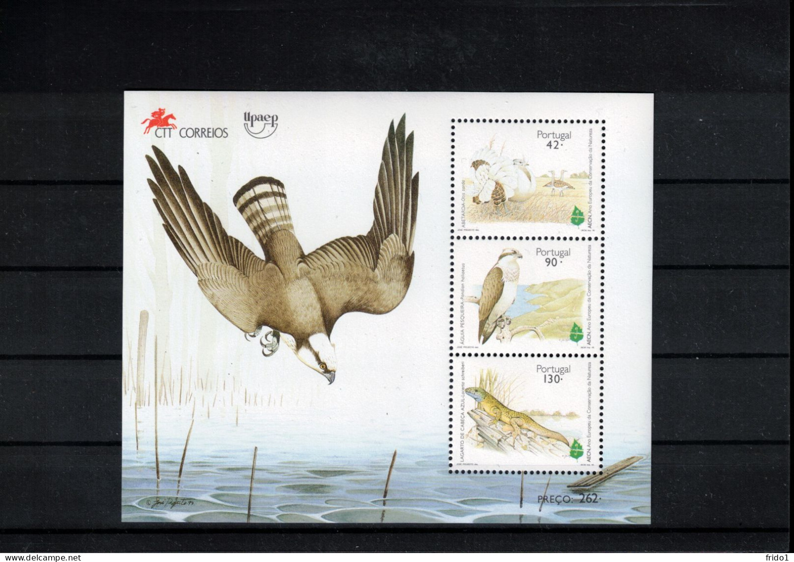 Portugal 1995 Animals - Birds Of Prey Block Postfrisch / MNH - Aigles & Rapaces Diurnes