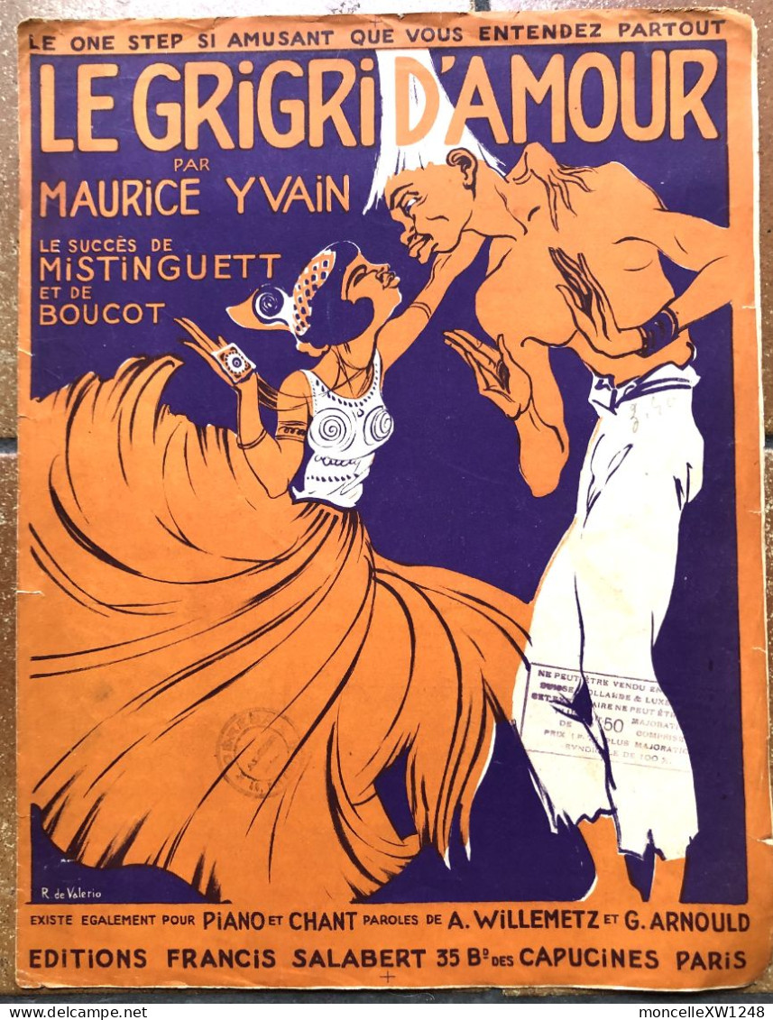 Partition Le Gri-Gri D'Amour Mistinguett 1920 - Liederbücher