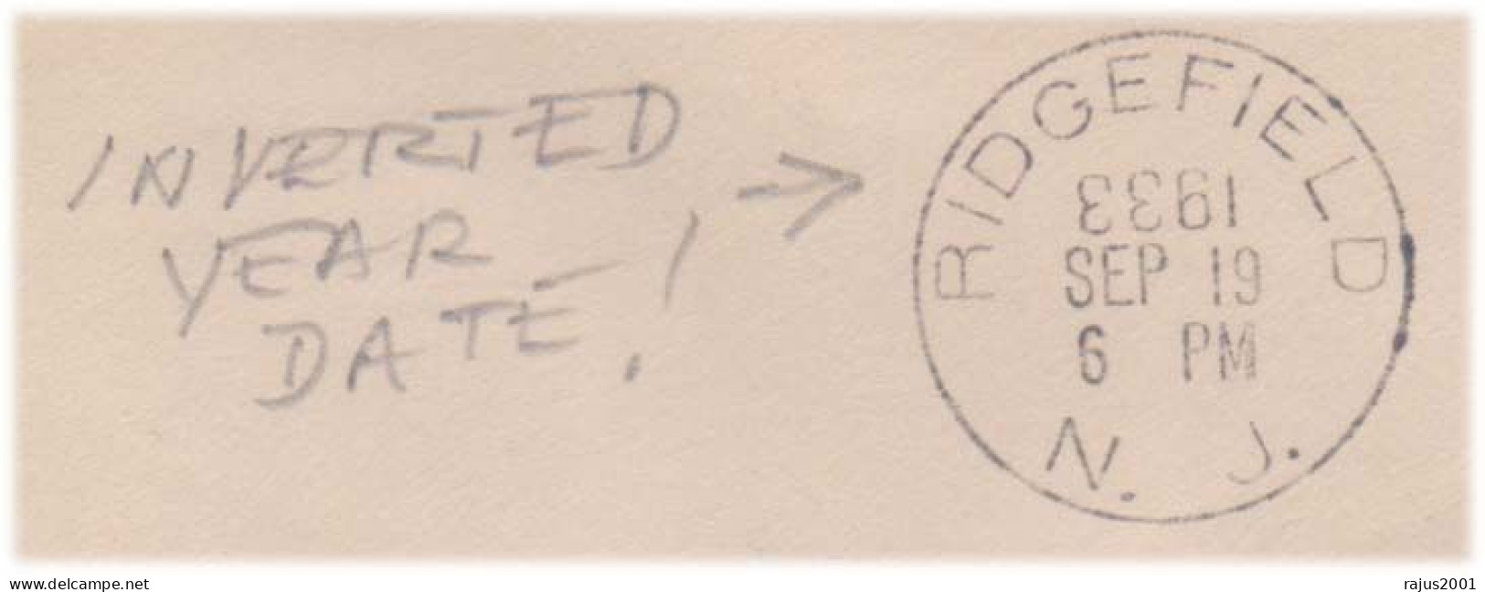 Battle Of Chickamauga Civil War Southern Victory, INVERTED ERROR YEAR DATE POSTMARK Cover SPONSORED BY LLOYD R. OSTNER - Errors, Freaks & Oddities (EFOs)