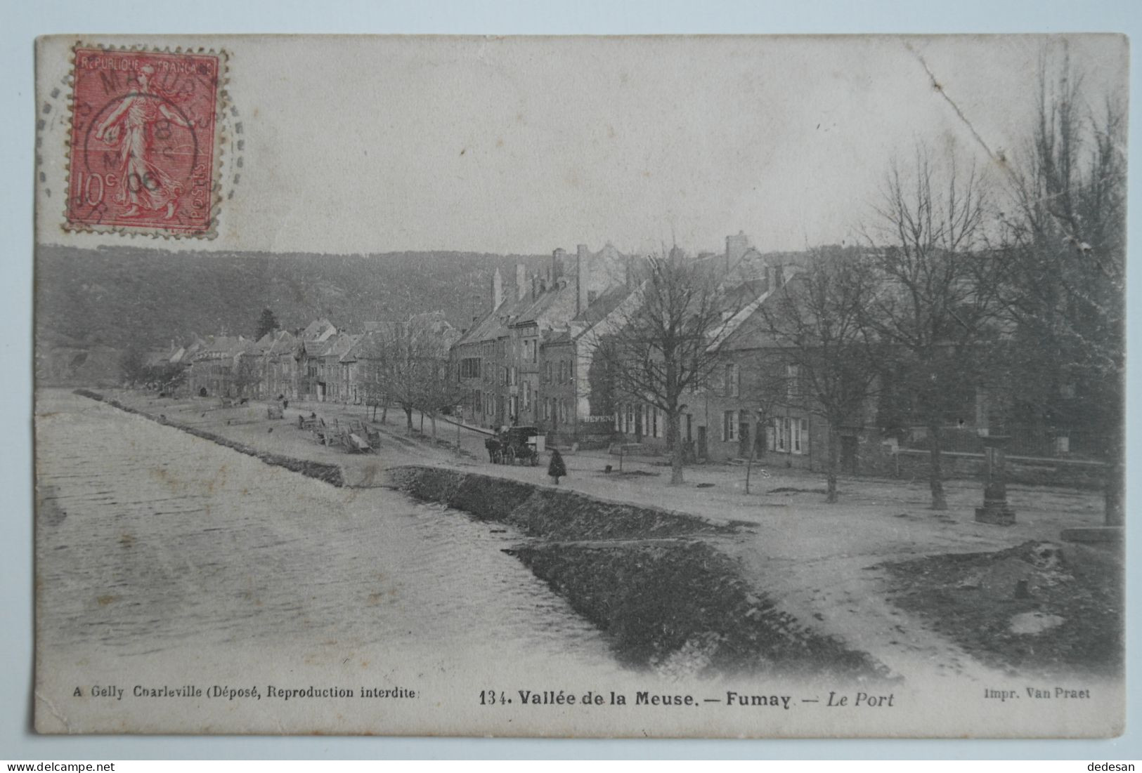 CPA 1906 Vallée De La Meuse FUMAY Le Port -  NOV38 - Fumay