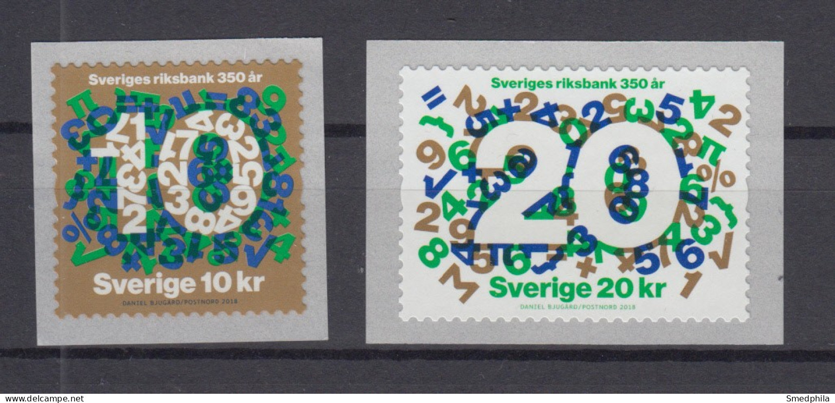 Sweden 2018 - Michel 3214-3215 MNH ** - Ungebraucht