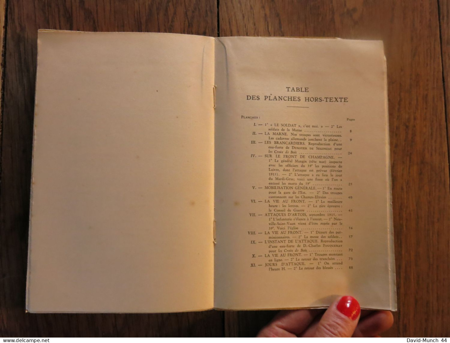 Bleu horizon, pages de la grande guerre de Roland Dorgelès. Editions Albin Michel. 1949