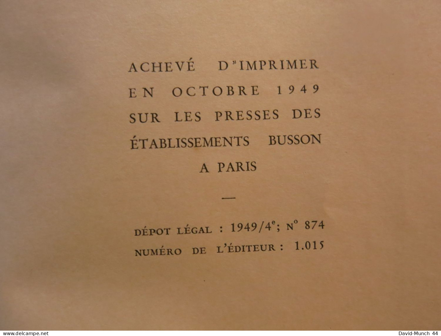 Bleu horizon, pages de la grande guerre de Roland Dorgelès. Editions Albin Michel. 1949