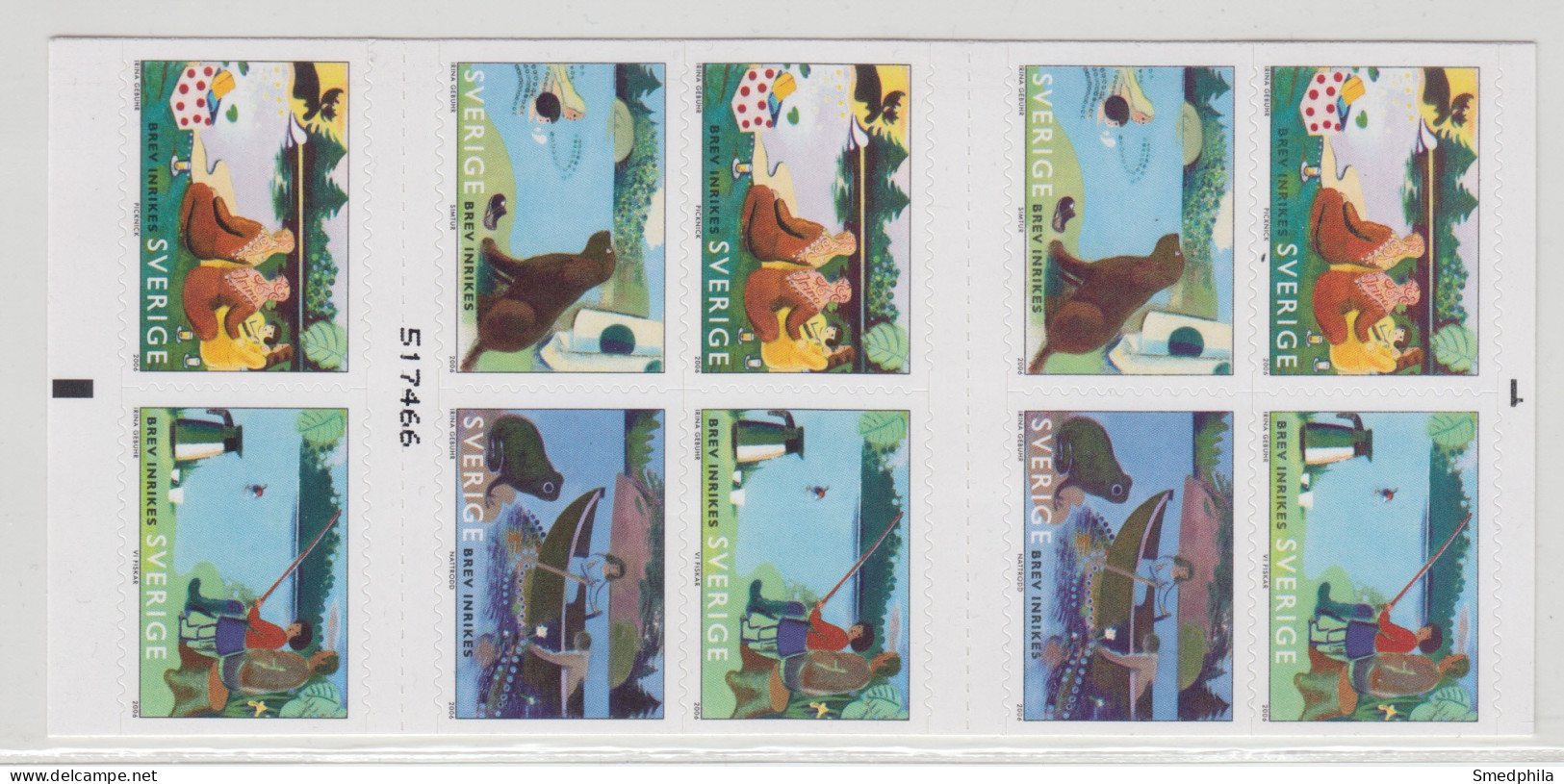 Sweden Booklet 2006 - SH 24 MNH ** Self-Adhesive - 1981-..