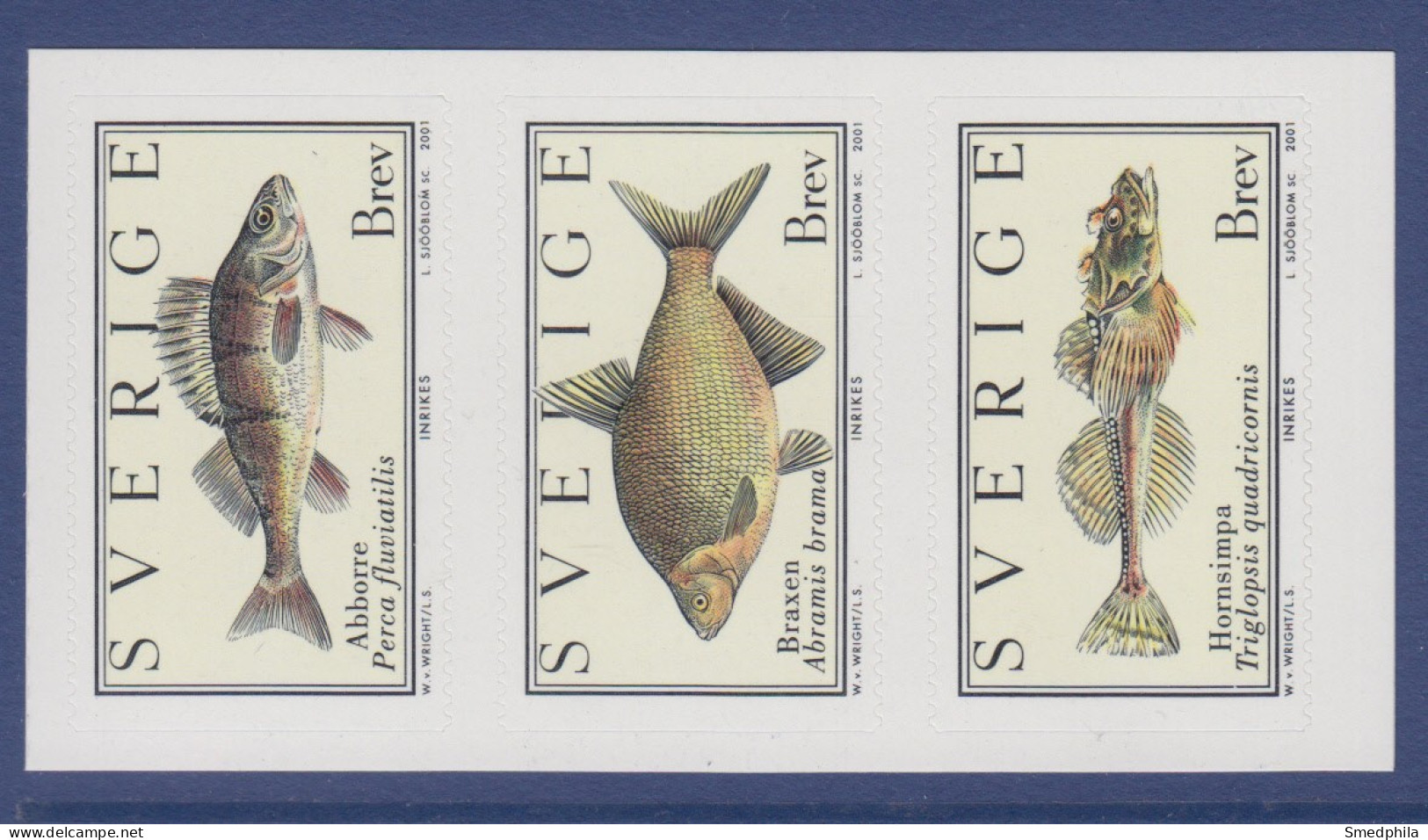 Sweden 2001 - Michel 2245-2247 MNH ** - Unused Stamps