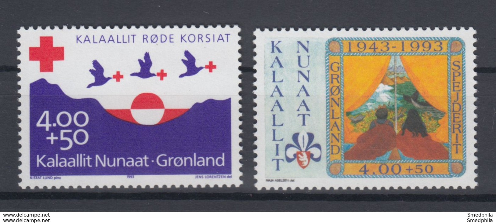 Greenland 1993 - Michel 236-237 MNH ** - Ungebraucht