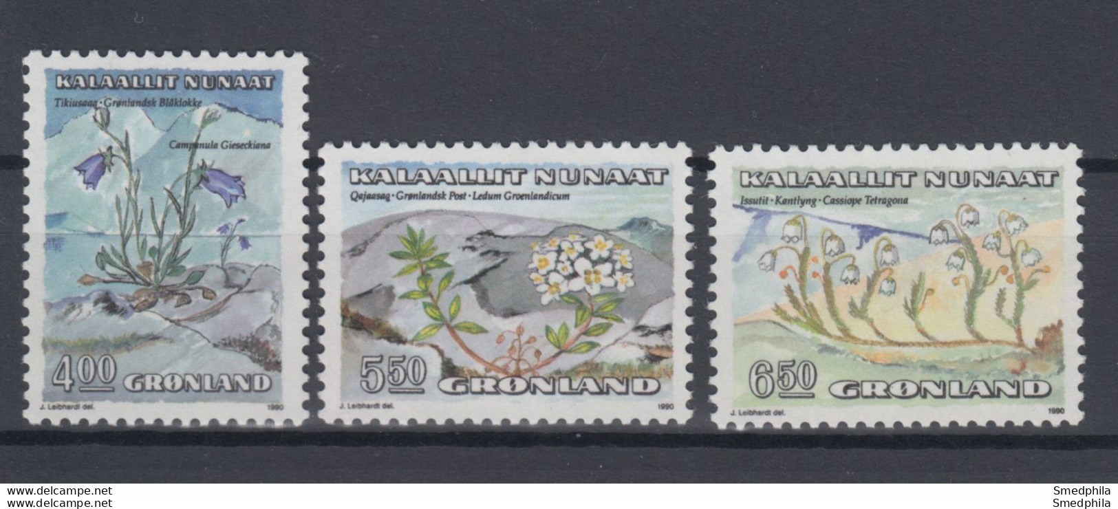 Greenland 1990 - Michel 205-207 MNH ** - Unused Stamps