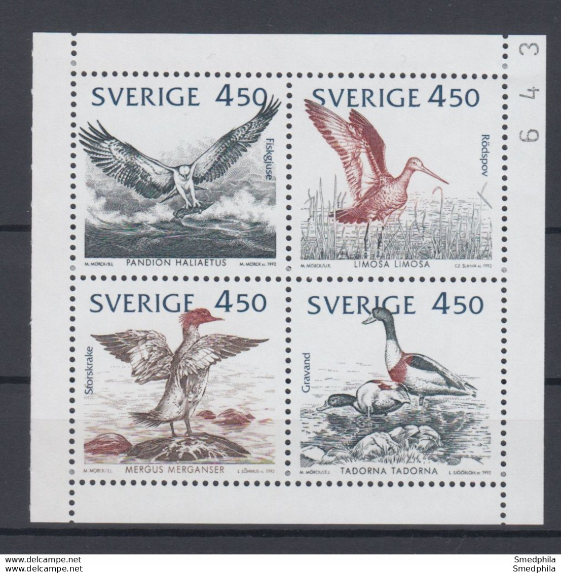 Sweden 1992 - Michel 1742-1745 MNH ** - Nuevos