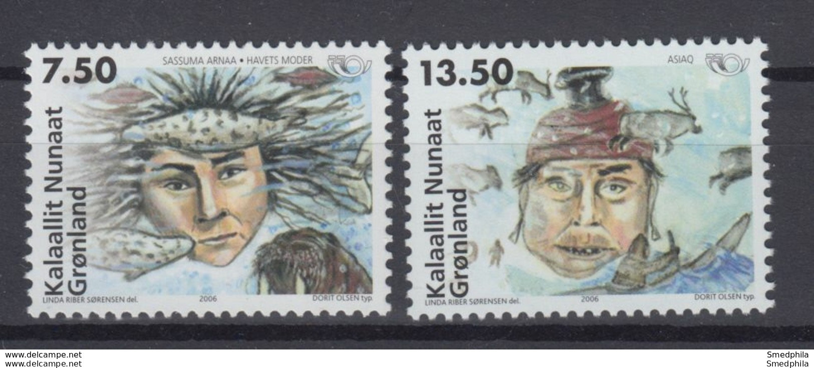 Greenland 2006 - Michel 462-463 MNH ** - Ungebraucht