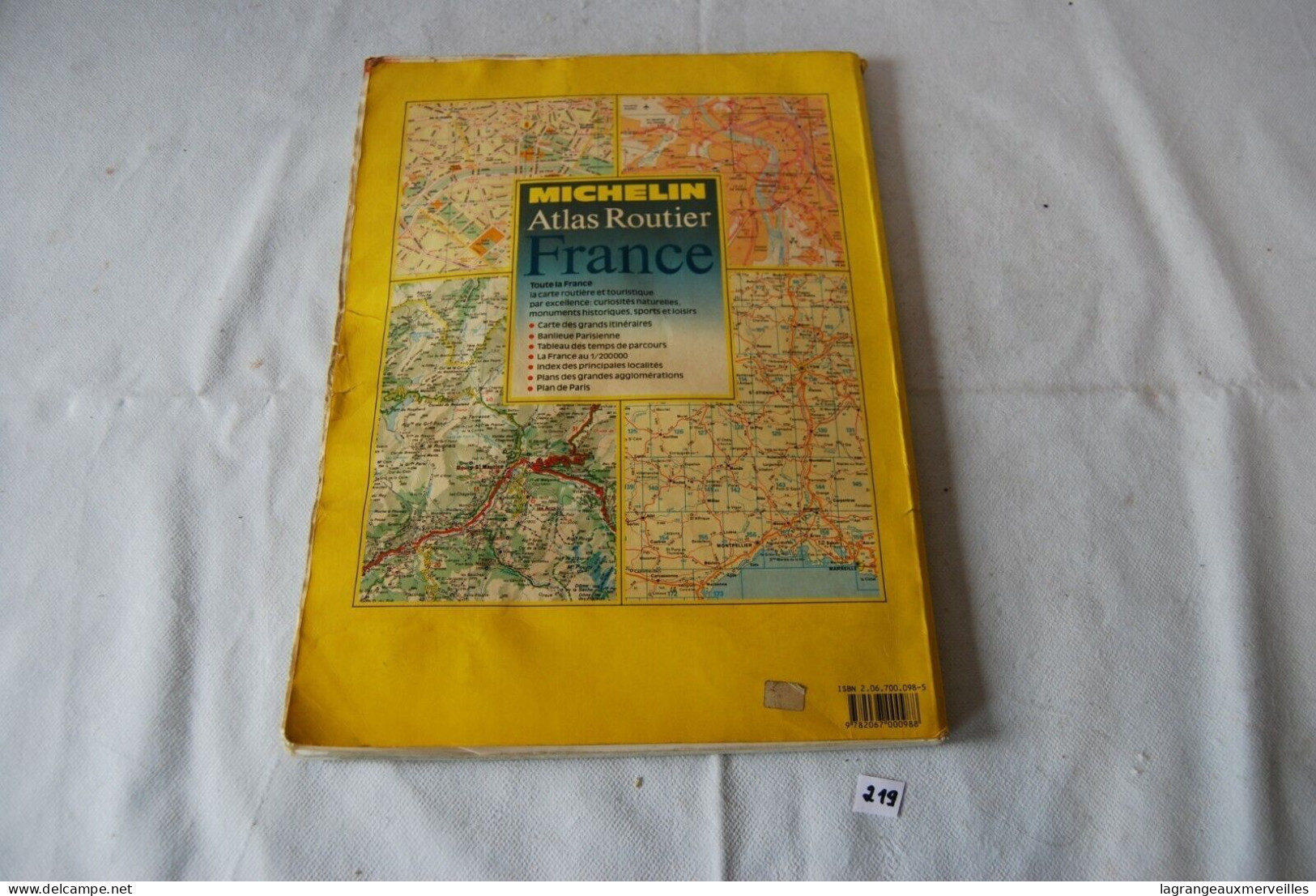 C219 Ancien Atlas Routier - Michelin - Michelin (guide)