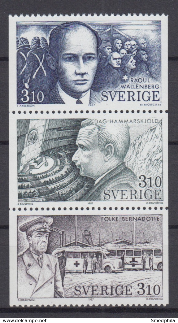 Sweden 1987 - Michel 1443-1445 MNH ** - Unused Stamps