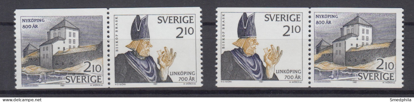 Sweden 1987 - Michel 1441-1442 MNH ** - Unused Stamps