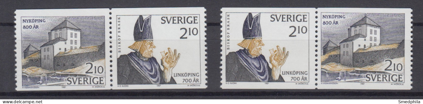 Sweden 1987 - Michel 1441-1442 MNH ** - Neufs