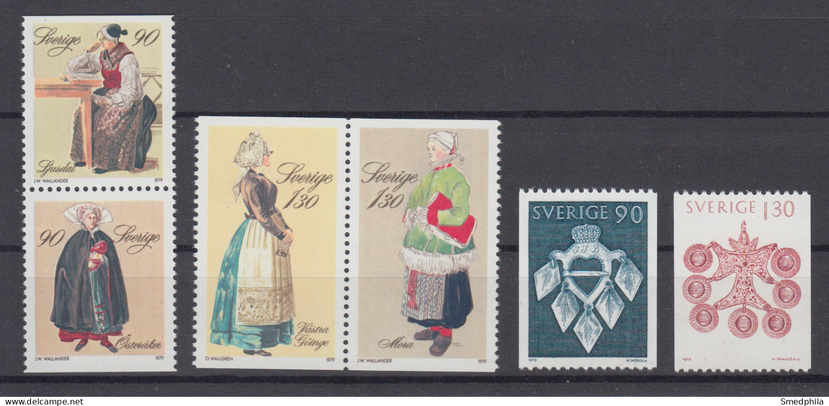 Sweden 1979 - Michel 1087-1092 MNH ** - Unused Stamps