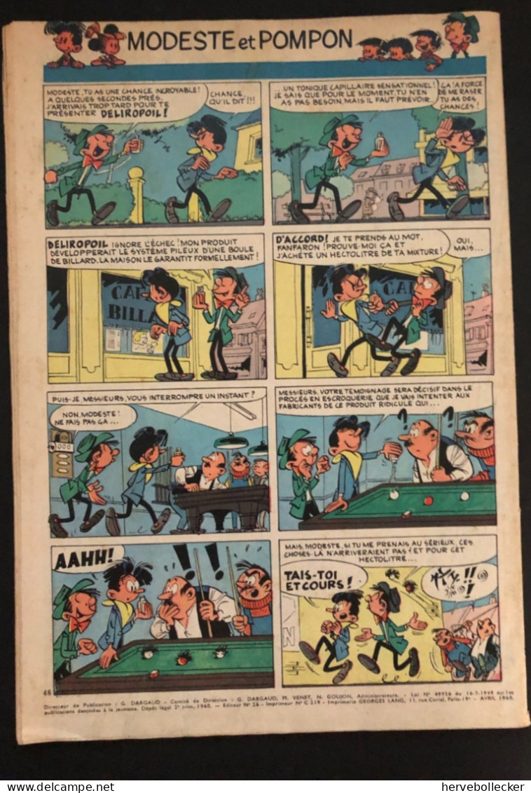 TINTIN Le Journal Des Jeunes N° 599 - 1960 - Tintin
