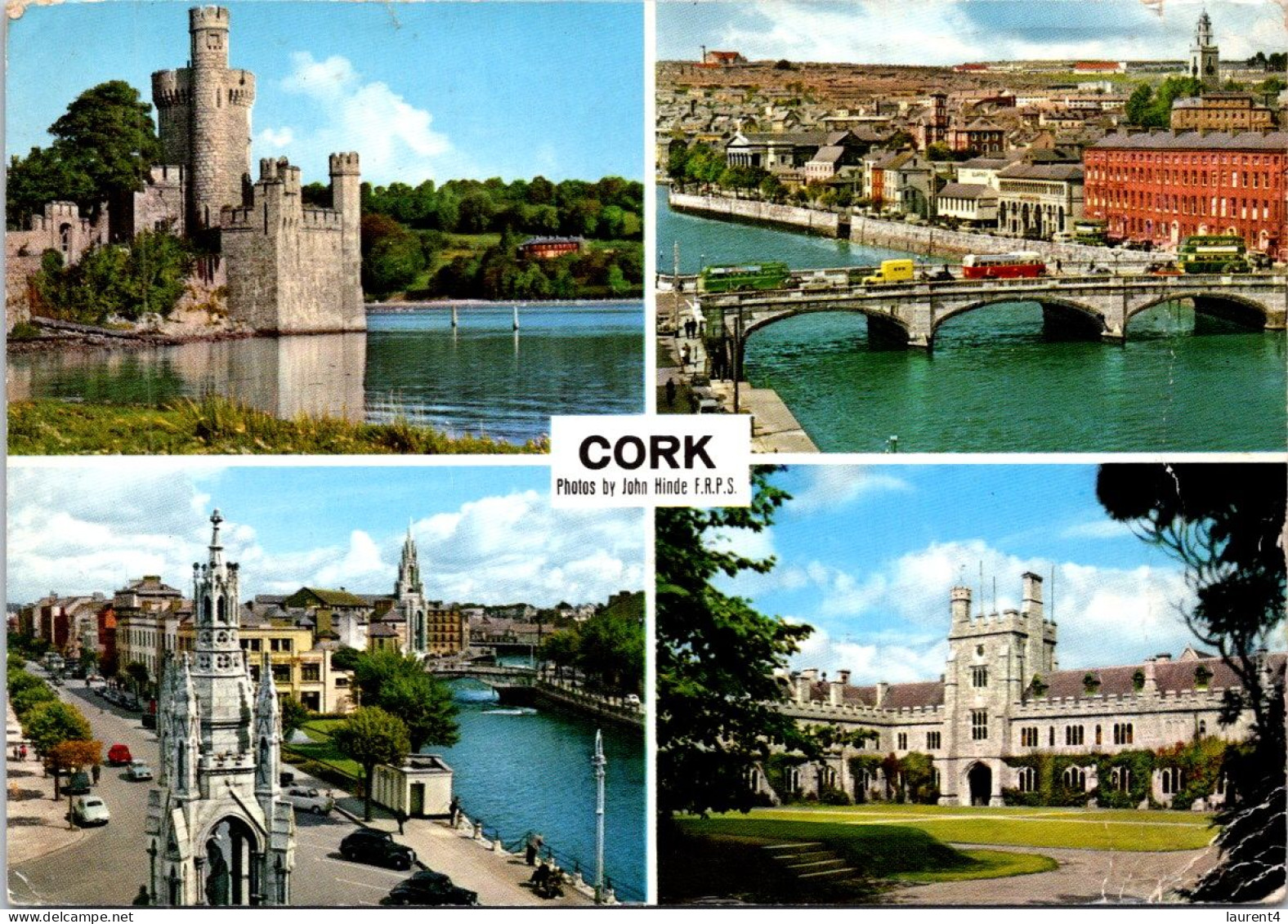 6-4-2024 (1 Z 11) Ireland - Cork (posted To Scotland 1964) (thin Bent) - Cork