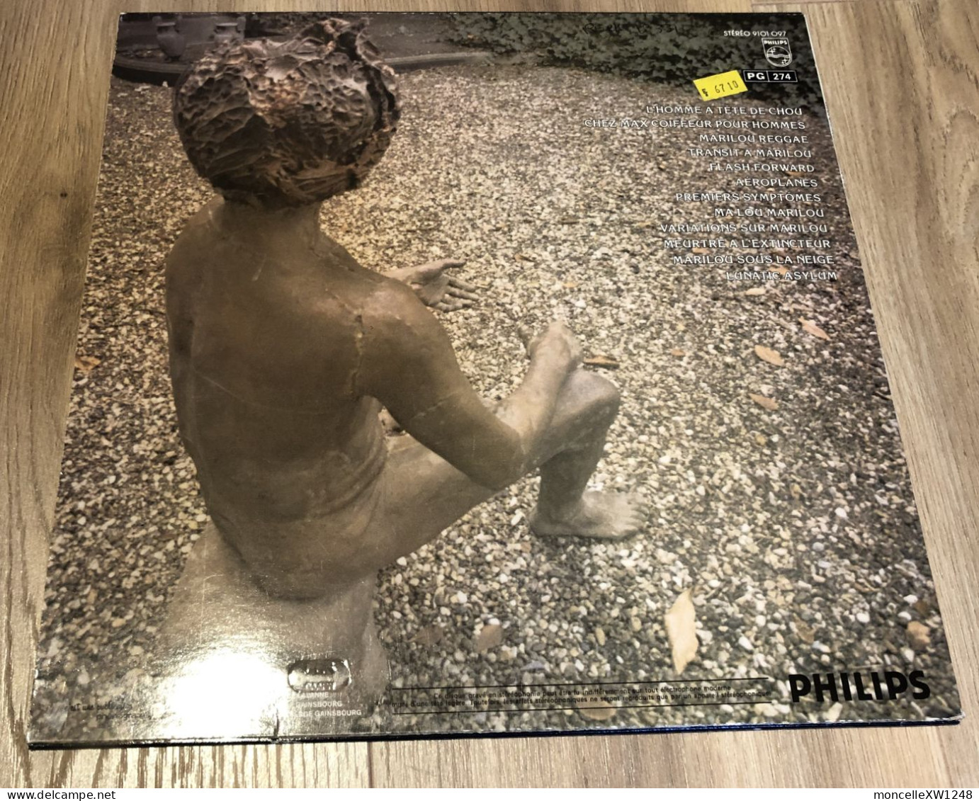 Serge Gainsbourg - 33 T LP L'Homme à La Tête De Chou (1976 - PG 274) - Disco & Pop