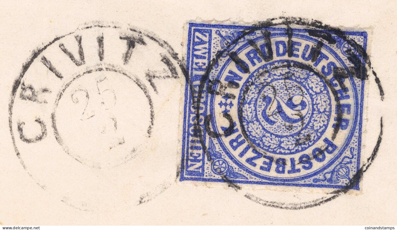 NDP Brief Mit Mi.-Nr.5 Als EF. Crivitz 25.2.1868 An Herrn Schwedtfeger Nach Schwerin, Feinst - Lettres & Documents