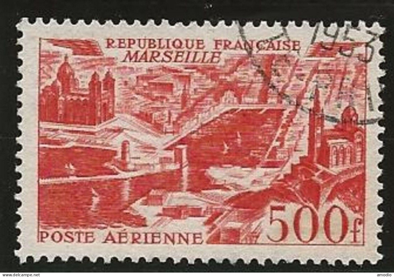 France YT PA 27 Marseille. Oblitéré 1953 - 1927-1959 Usati