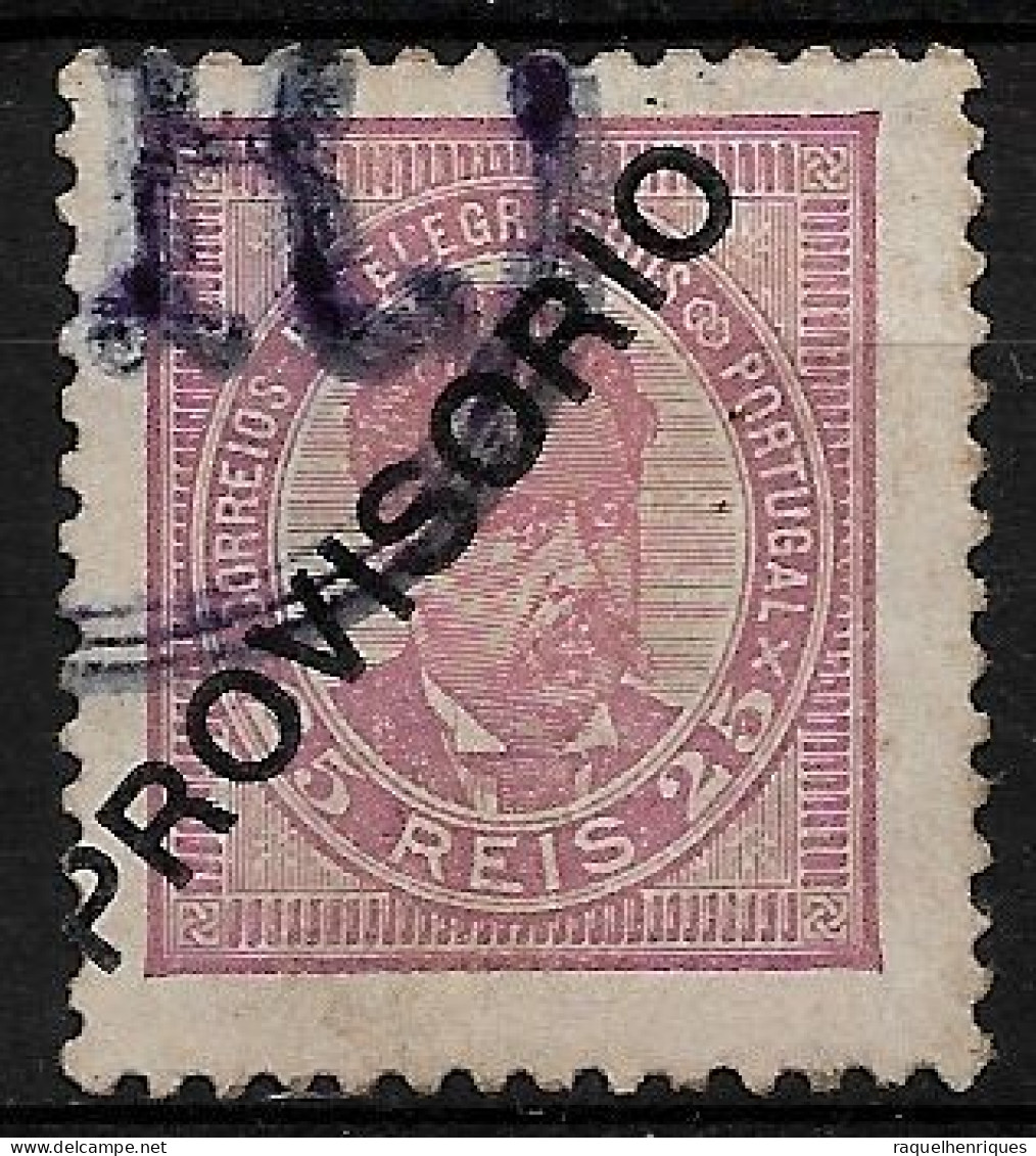PORTUGAL 1892 D. LUIS I SURCHARGED PROVISORIO CARIMBO POSTA RURAL (NP#94-P24-L7) - Used Stamps