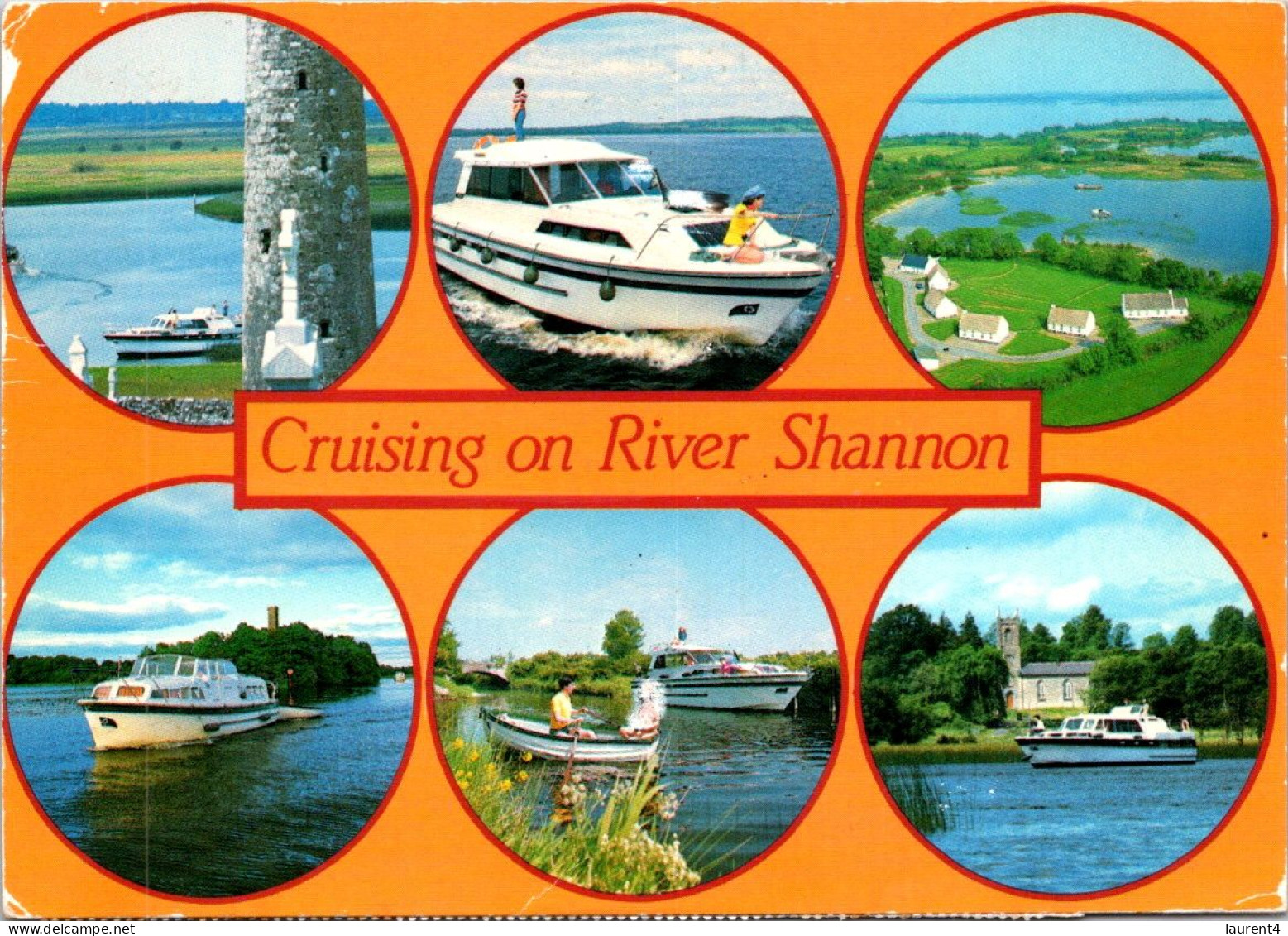 6-4-2024 (1 Z 11) Ireland - River Shannon Cruises (posted To Australia - With MANY Stamps!) - Other & Unclassified