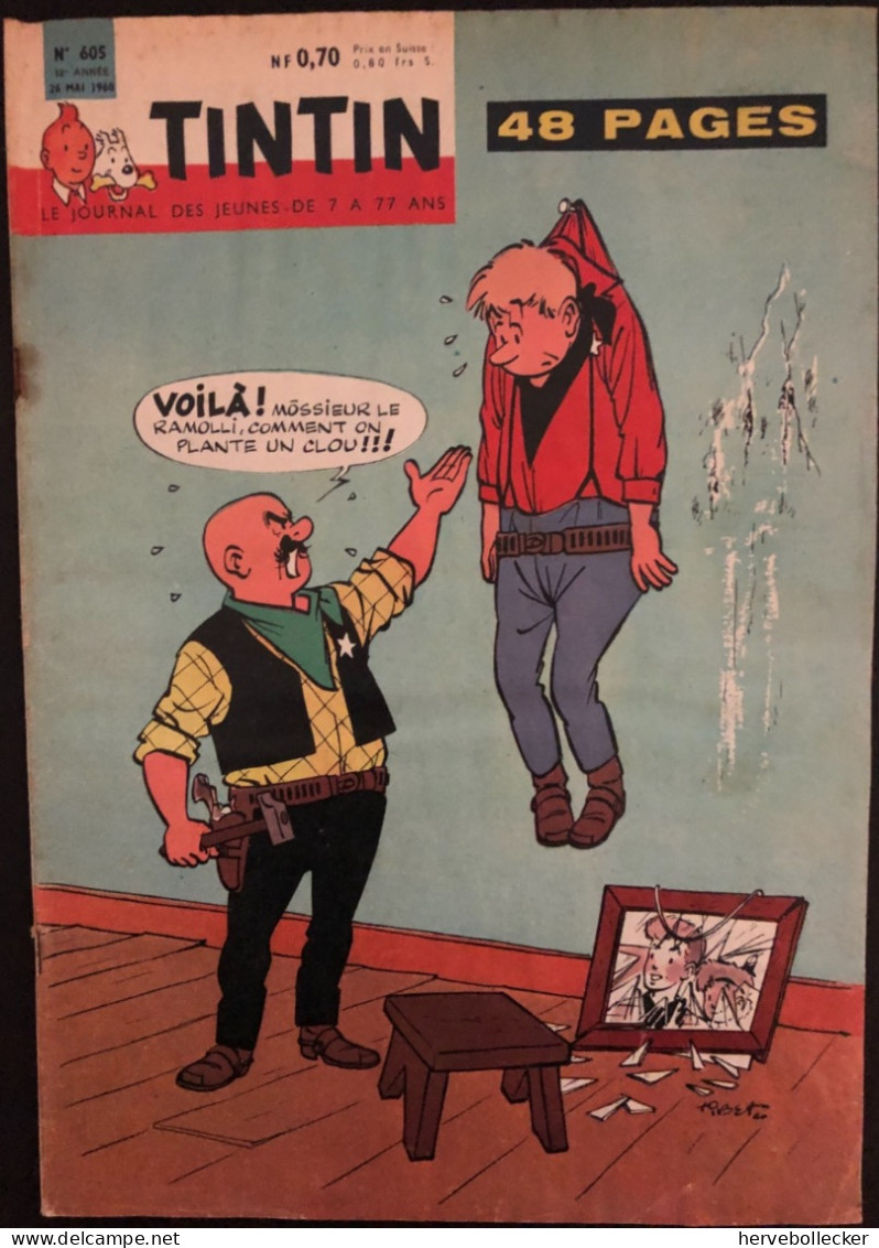 TINTIN Le Journal Des Jeunes N° 605 - 1960 - Tintin