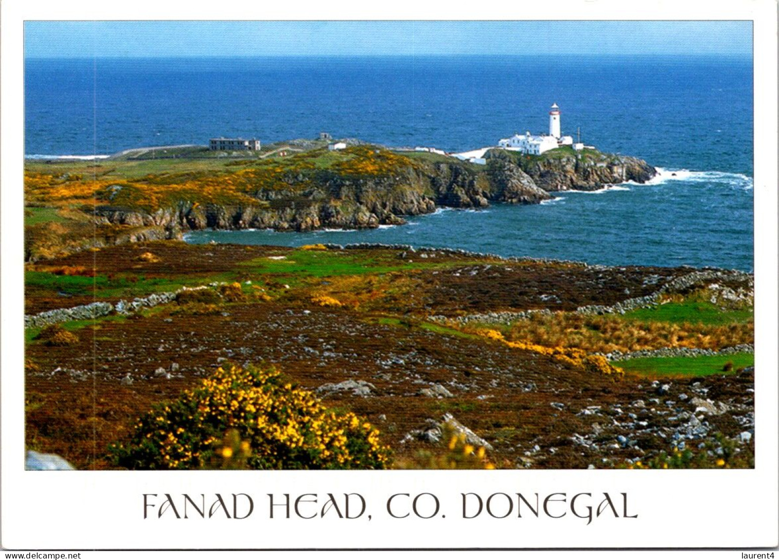 6-4-2024 (1 Z 11) Ireland - Fanad Head Lighthouse (posted To Australia 1990) Co Donegal - Lighthouses