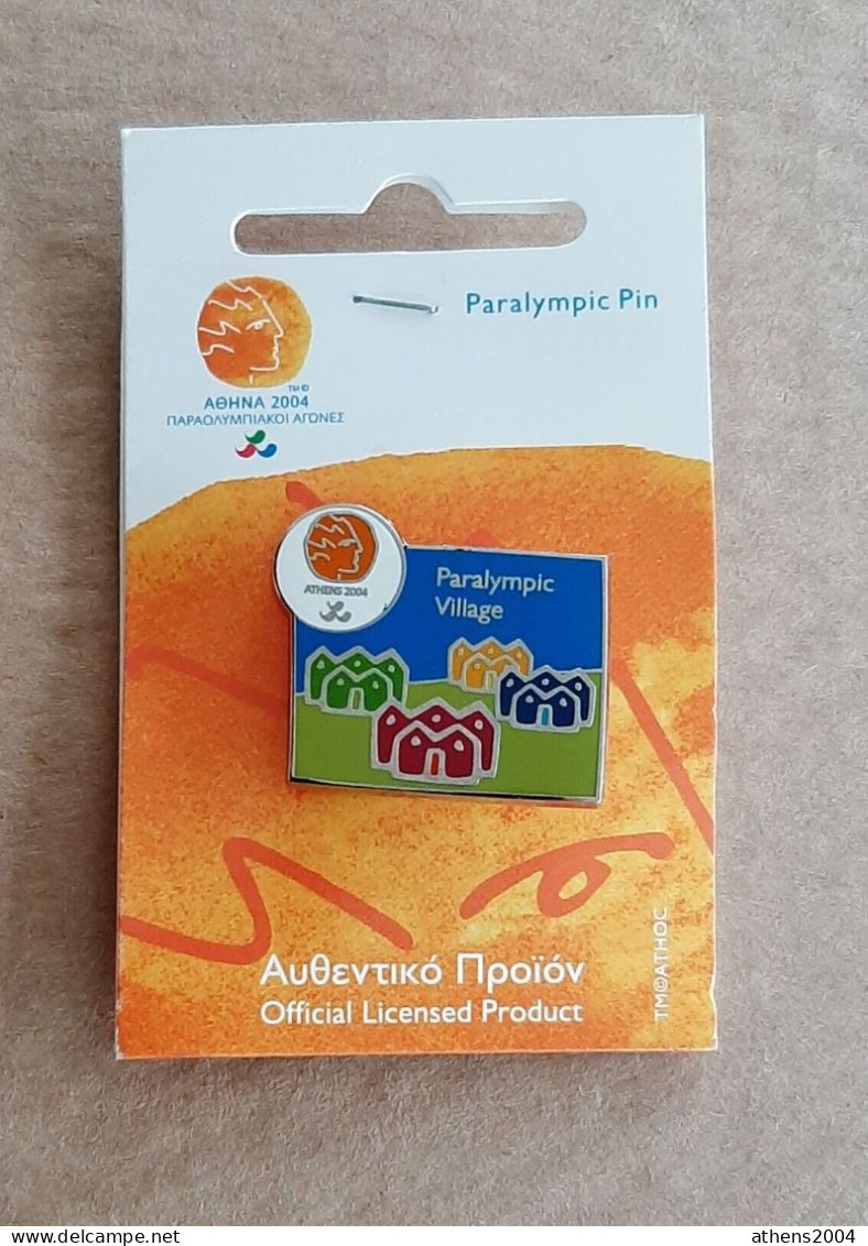@ Athens 2004 Olympic Games, Paralympic Village Venue Pin. Extra Rare!!! - Giochi Olimpici
