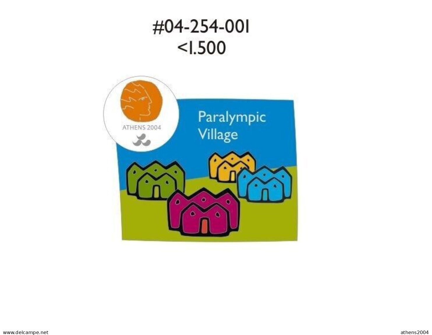 @ Athens 2004 Olympic Games, Paralympic Village Venue Pin. Extra Rare!!! - Olympische Spiele