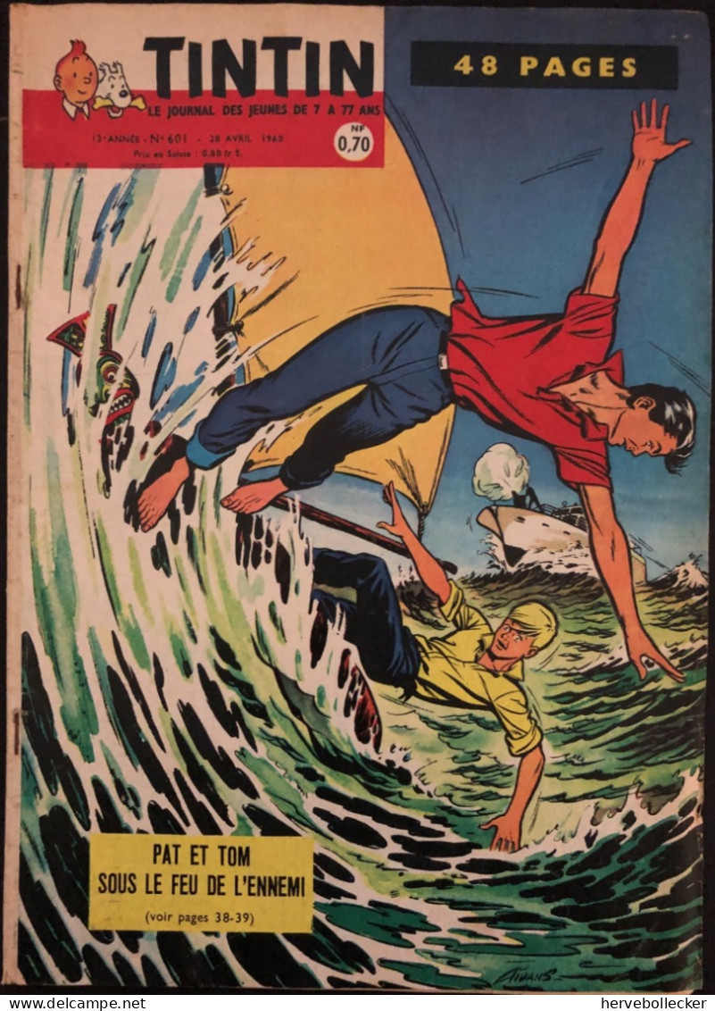 TINTIN Le Journal Des Jeunes N° 601 - 1960 - Tintin